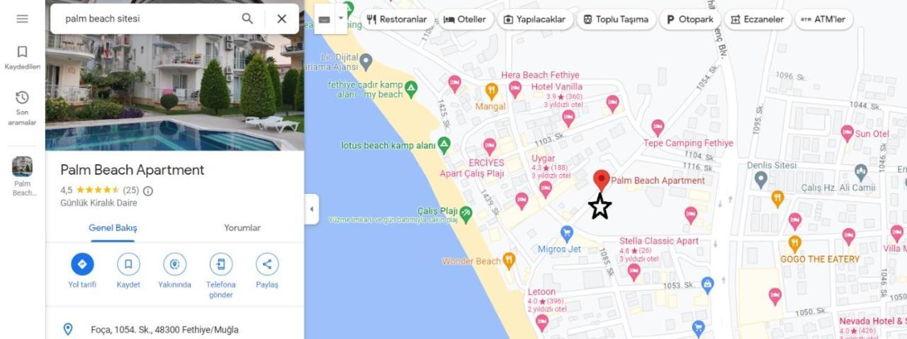 Mariner Apartment Fethiye Eksteriør bilde